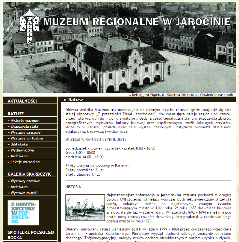link do strony Muzeum Regionalne w Jarocinie