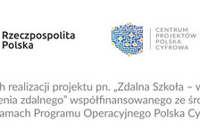 Logotypy projektu Zdalna Szkoła.