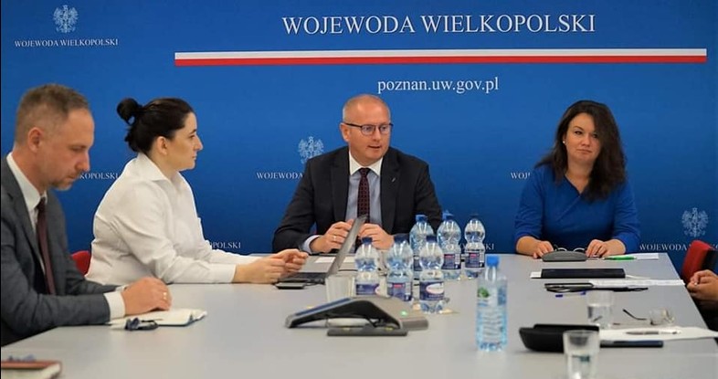 Wideokonferencja Wojewody Wielkopolskiego