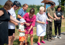 Otworzyli ścieżkę rowerową na trasie Jarocin-Roszków